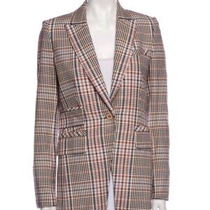 Veronica Beard Fuller Plaid Dickey Blazer size 2